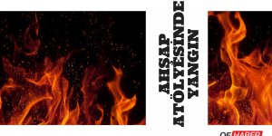 Trabzon'da Ahşap Atölyesi Yandı