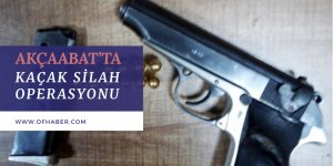 Akçaabat’tta Kaçak Silah Operasyonu