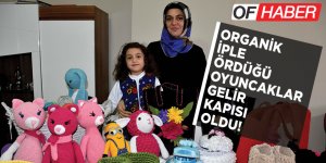 Organik İple Ördüğü Oyuncaklar Gelir Kapısı Oldu