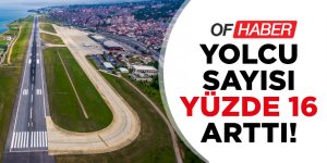 Trabzon Havalimanı'nda Yolcu Sayısı Yüzde 16 Arttı